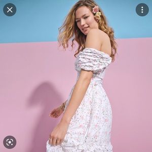 Loveshackfancy x Target Eyelet Midi Dress